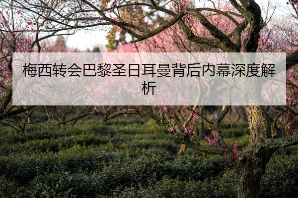 梅西转会巴黎圣日耳曼背后内幕深度解析